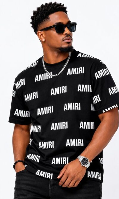 Amiri All-Over Print Oversized Tee