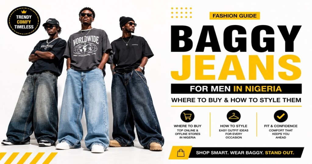 Baggy Jeans for Men in Nigeria: Where to Buy & How to Style Them