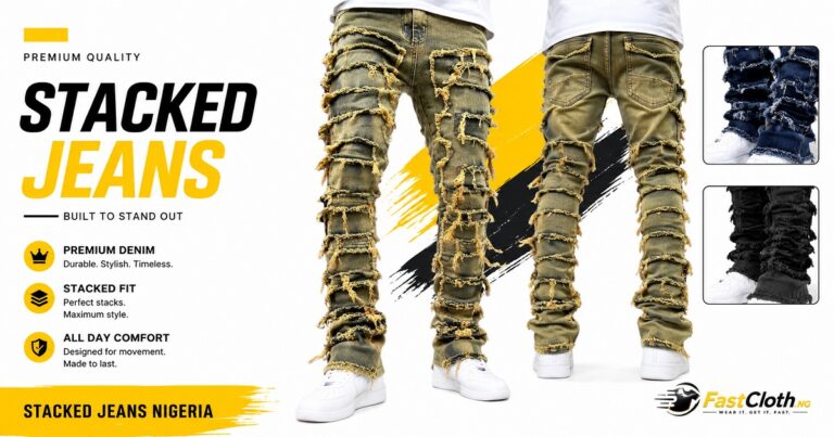 Stacked Jeans Nigeria: What They Are and How to Pull Them Off