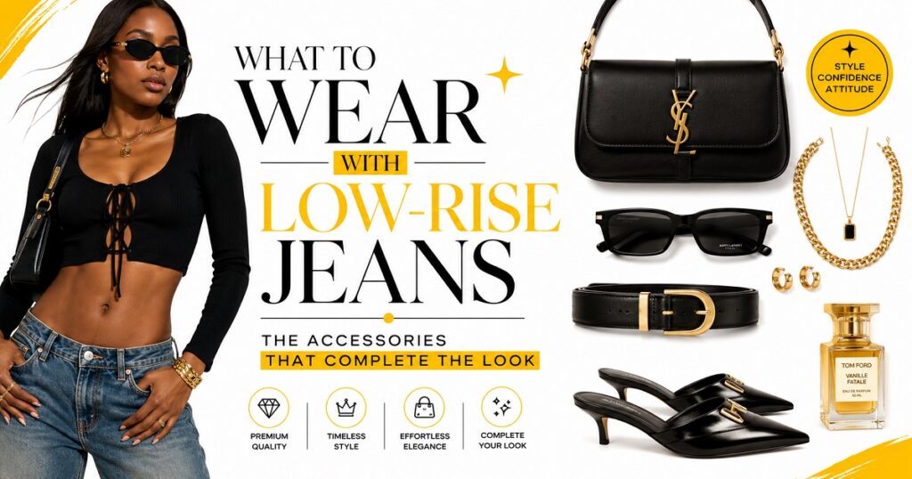 What to wear with low-rise jeans