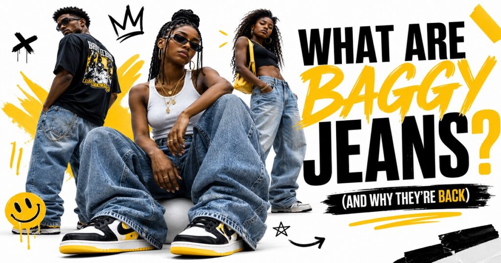 baggy jeans men Nigeria-Bold streetwear vibes with baggy jeans