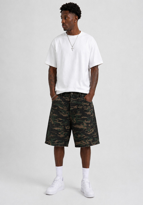 Camo Baggy Shorts